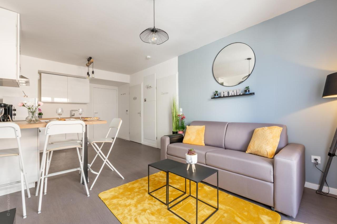 The Sunshine- Appart Cosy Proche Paris-Disney Avec Parking Prive Dans Residence Meaux Exterior foto