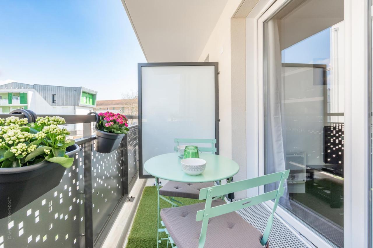 The Sunshine- Appart Cosy Proche Paris-Disney Avec Parking Prive Dans Residence Meaux Exterior foto